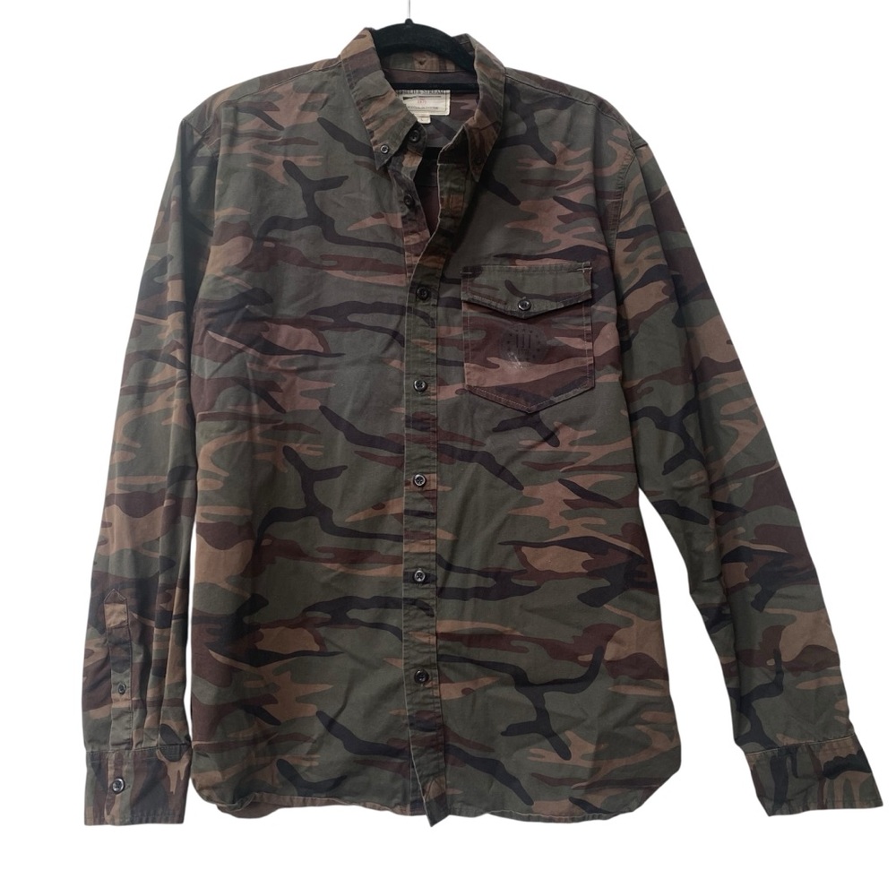 Field & Stream 1871 Camouflage Button-Up Shirt size L